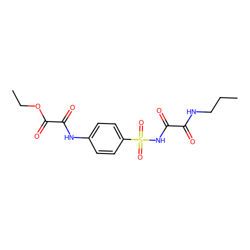 ethyl[4-[sulfamoyl]phenyl]carbamoylformate structure