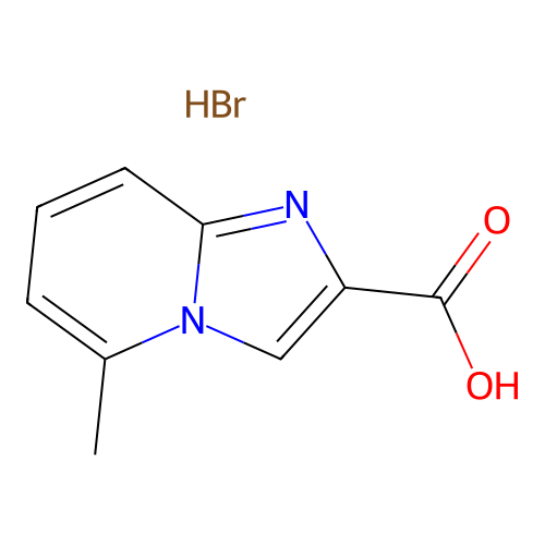 5-Methylimidazo[1,2-a]pyridine-2-carboxylic acid hydrobromide structure
