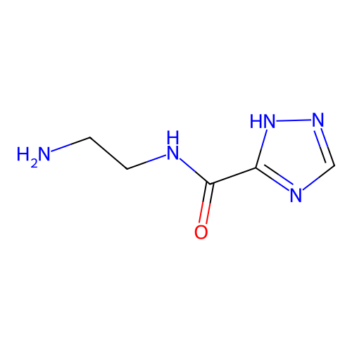 N-(2-aminoethyl)-1H-1,2,4-triazole-3-carboxamide structure