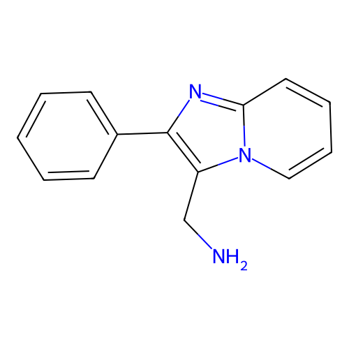 (2-Phenylimidazo[1,2-a]pyridin-3-yl)methanamine structure