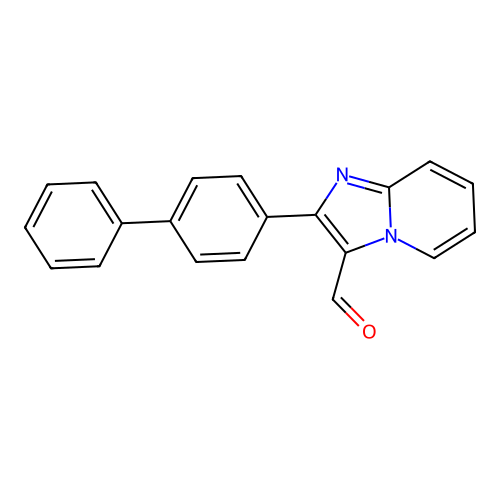 2-Biphenyl-4-yl-imidazo[1,2-a]pyridine-3-carboxaldehyde structure