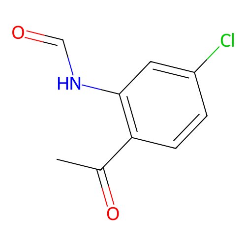 n-(2-Acetyl-5-chlorophenyl)formamide structure