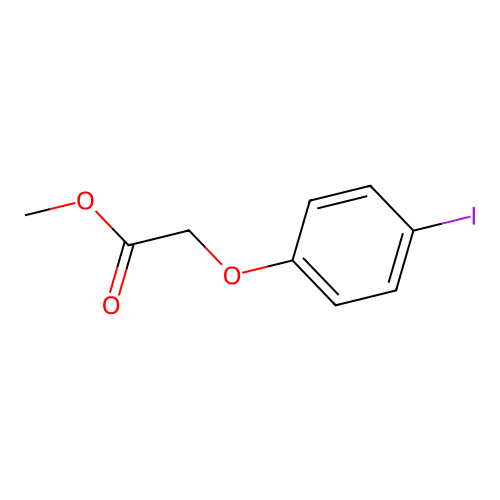 Methyl 2-(4-iodophenoxy)acetate structure