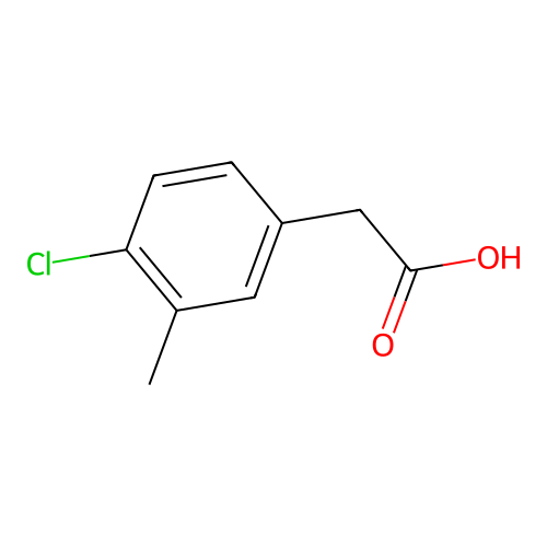 2-(4-Chloro-3-methylphenyl)acetic acid structure
