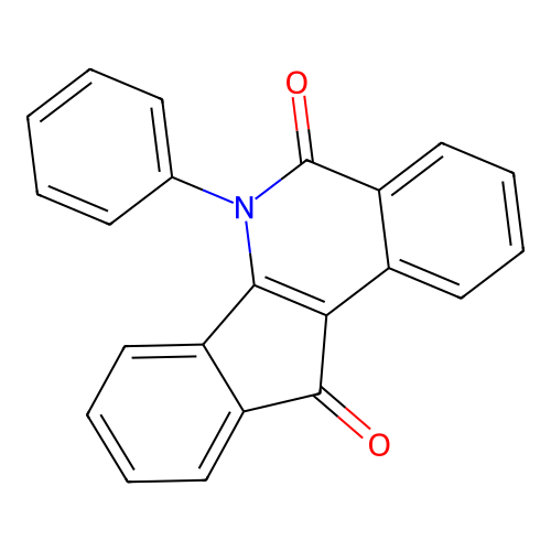 6-Phenyl-5H-indeno(1,2-c)isoquinoline-5,11(6H)-dione structure