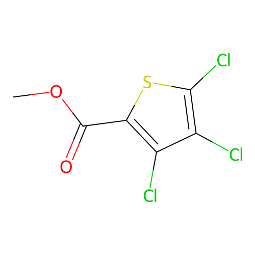 Methyl 3,4,5-trichlorothiophene-2-carboxylate structure