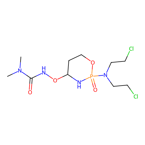 3-[[2-[bis(2-chloroethyl)amino]-2-oxo-1,3,2 structure