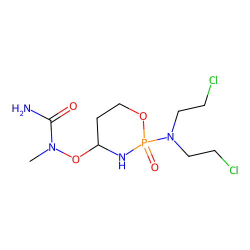 1-[[2-[bis(2-chloroethyl)amino]-2-oxo-1,3,2 structure
