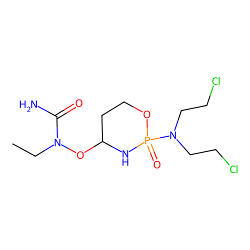1-[[2-[bis(2-chloroethyl)amino]-2-oxo-1,3,2 structure