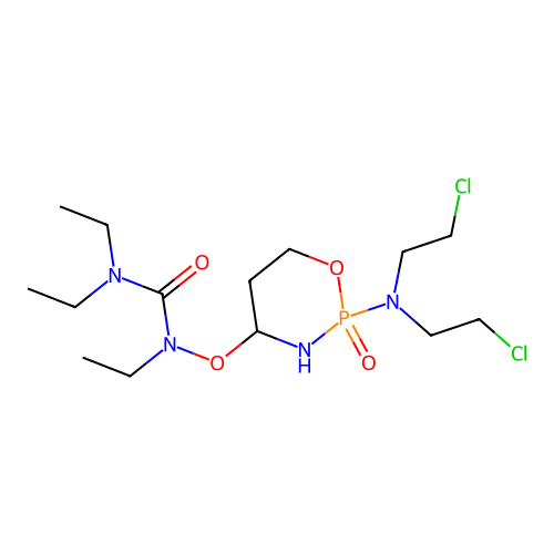 1-[[2-[bis(2-chloroethyl)amino]-2-oxo-1,3,2 structure