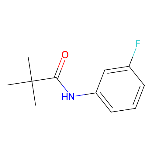 N-(3-Fluorophenyl)pivalamide structure