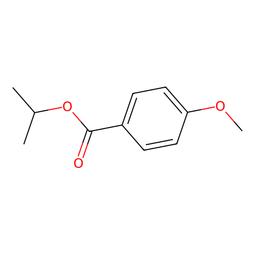 Propan-2-yl 4-methoxybenzoate structure