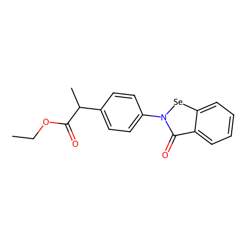 ethyl2-[4- phenyl]propanoate structure