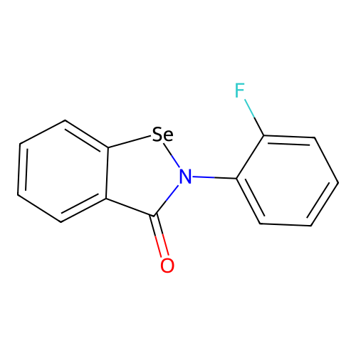 1,2-Benzisoselenazol-3(2H)-one, 2-(2-fluorophenyl)- structure