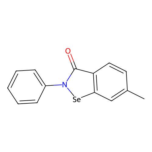 1,2-Benzisoselenazol-3(2H)-one, 6-methyl-2-phenyl- structure