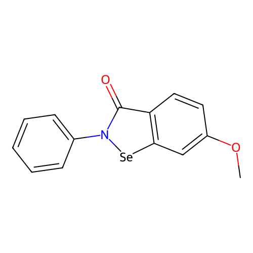 1,2-Benzisoselenazol-3(2H)-one, 6-methoxy-2-phenyl- structure