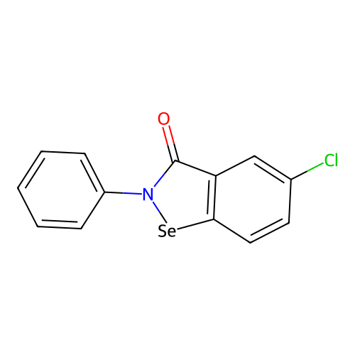 1,2-Benzisoselenazol-3(2H)-one, 5-chloro-2-phenyl- structure