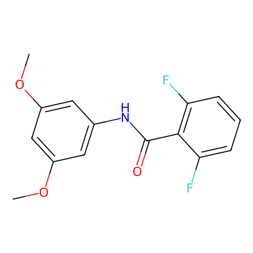 N-(3,5-dimethoxyphenyl)-2,6-difluorobenzamide structure