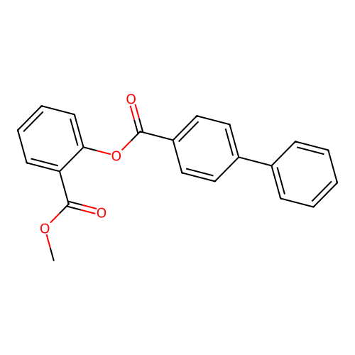 2-(Methoxycarbonyl)phenyl 4-phenylbenzoate structure