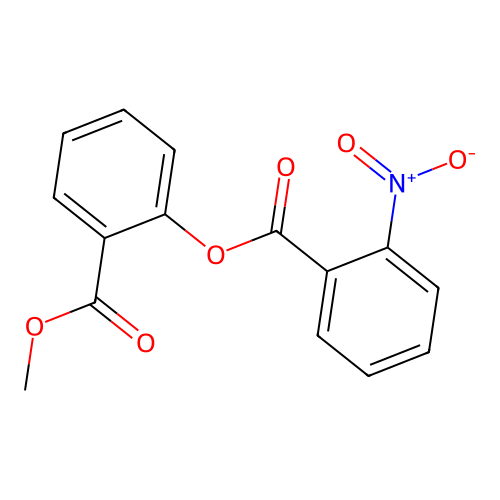 2-(Methoxycarbonyl)phenyl 2-nitrobenzoate structure