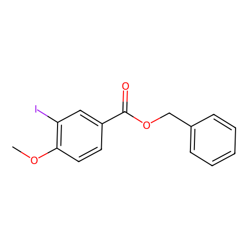 Benzyl 3-iodo-4-methoxybenzoate structure