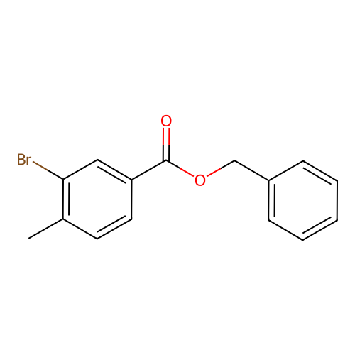 Benzyl 3-bromo-4-methylbenzoate structure