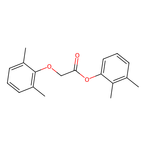 2,3-Dimethylphenyl (2,6-dimethylphenoxy)acetate structure