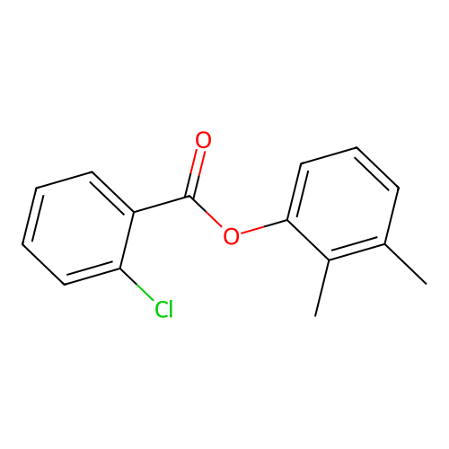 2,3-Dimethylphenyl 2-chlorobenzoate structure
