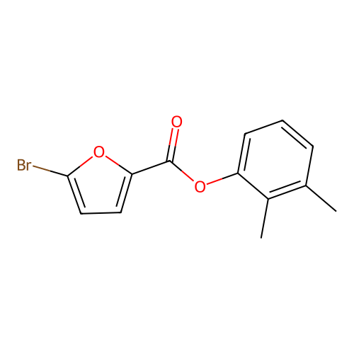 2,3-Dimethylphenyl 5-bromo-2-furoate structure