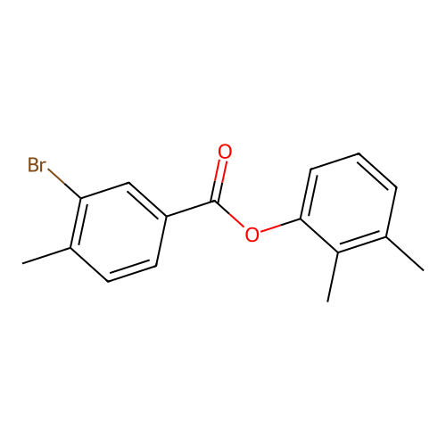 2,3-Dimethylphenyl 3-bromo-4-methylbenzoate structure