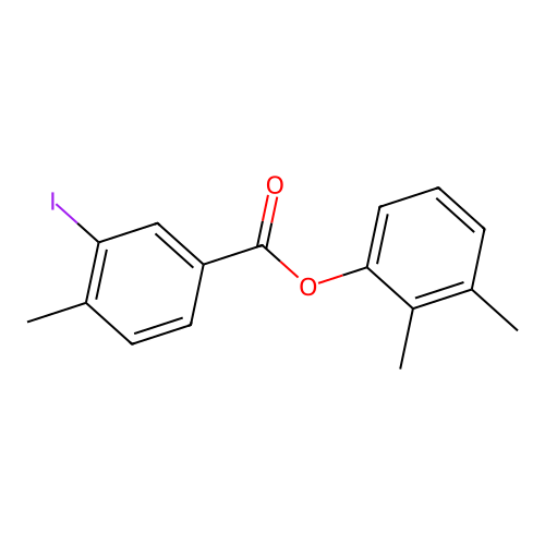 2,3-Dimethylphenyl 3-iodo-4-methylbenzoate structure
