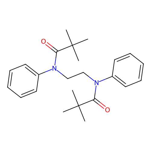 N-[2-[N-(2,2-dimethylpropanoyl)anilino]ethyl]-2,2-dimethyl-N-phenylpropanamide structure
