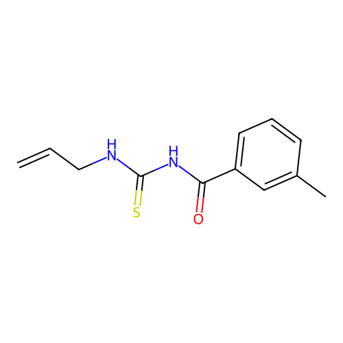 3-methyl-N-(prop-2-enylcarbamothioyl)benzamide structure