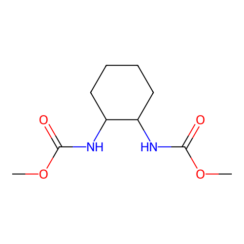 methyl N-[2-(methoxycarbonylamino)cyclohexyl]carbamate structure