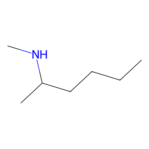 (己-2-基)甲胺 structure