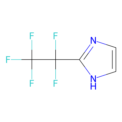Imidazole, 2-pentafluoroethyl- structure