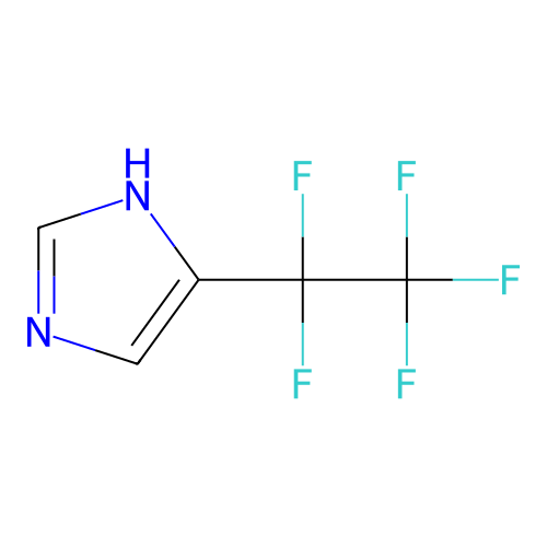 1H-Imidazole, 4-(pentafluoroethyl)- structure