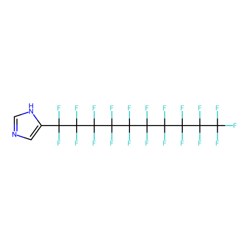 Imidazole, 4-heneicosafluorodecyl- structure