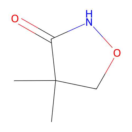4,4-Dimethyl-1,2-oxazolidin-3-one structure