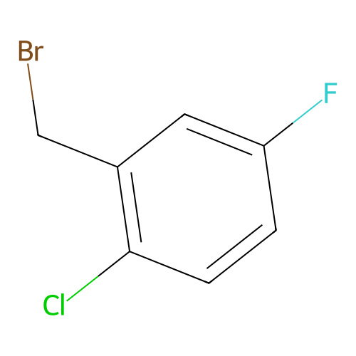 2-Chloro-5-fluorobenzyl bromide structure