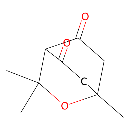 1,3,3-Trimethyl-2-oxabicyclo[2.2.2]octane-5,8-dione structure