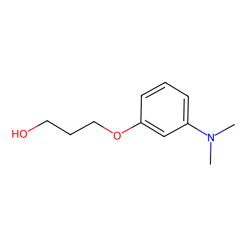 3-[3-(Dimethylamino)phenoxy]propan-1-ol structure