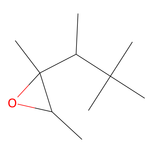 2,3-Dimethyl-2-(1,2,2-trimethylpropyl)oxirane structure