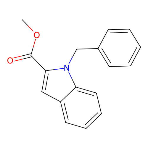 methyl 1-benzyl-1H-indole-2-carboxylate structure