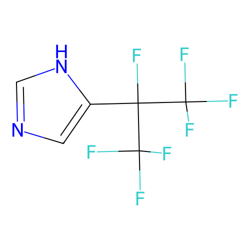 5-(1,1,1,2,3,3,3-heptafluoropropan-2-yl)-1H-imidazole structure