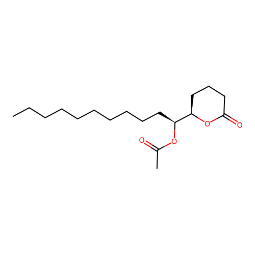 6-Acetoxy-5-hexadecanolide structure