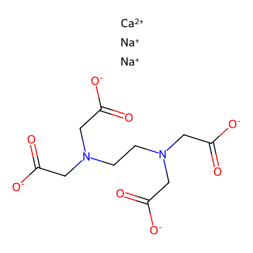 鈉鈣乙二胺四乙酸 structure