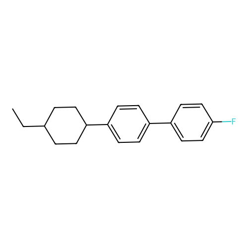 1-(4-Ethylcyclohexyl)-4-(4-fluorophenyl)benzene structure