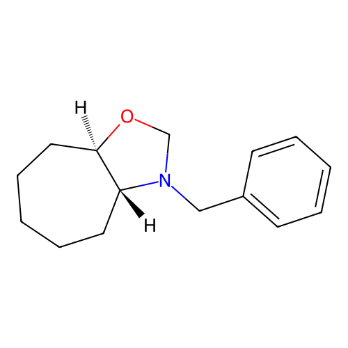 (3aR,8aR)-3-benzyl-2,3a,4,5,6,7,8,8a-octahydrocyclohepta[d][1,3]oxazole structure
