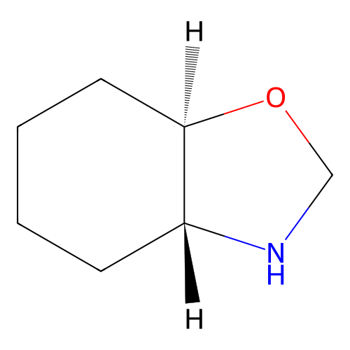(3aR,7aR)-2,3,3a,4,5,6,7,7a-octahydro-1,3-benzoxazole structure